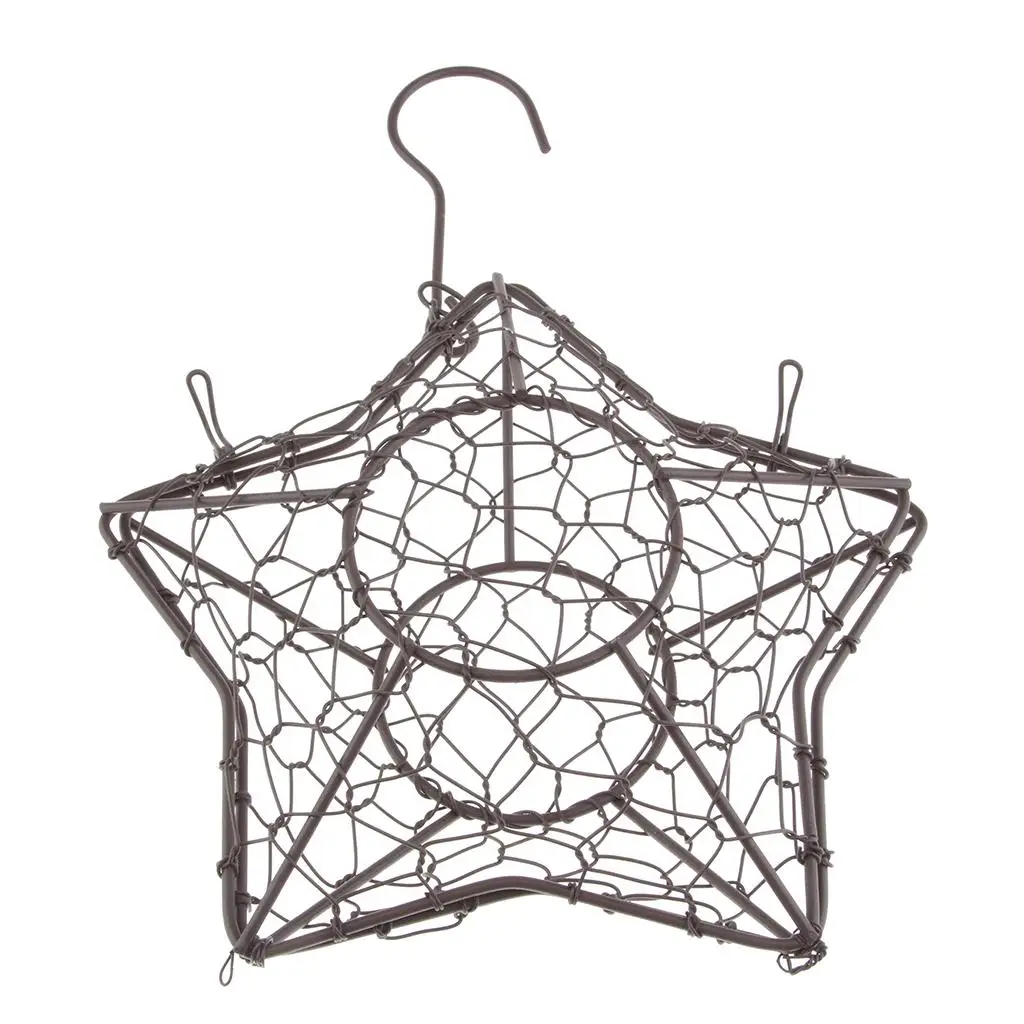 

Wire Wreath Succulent Gift Basket Star Shaped Perfect Table Decor