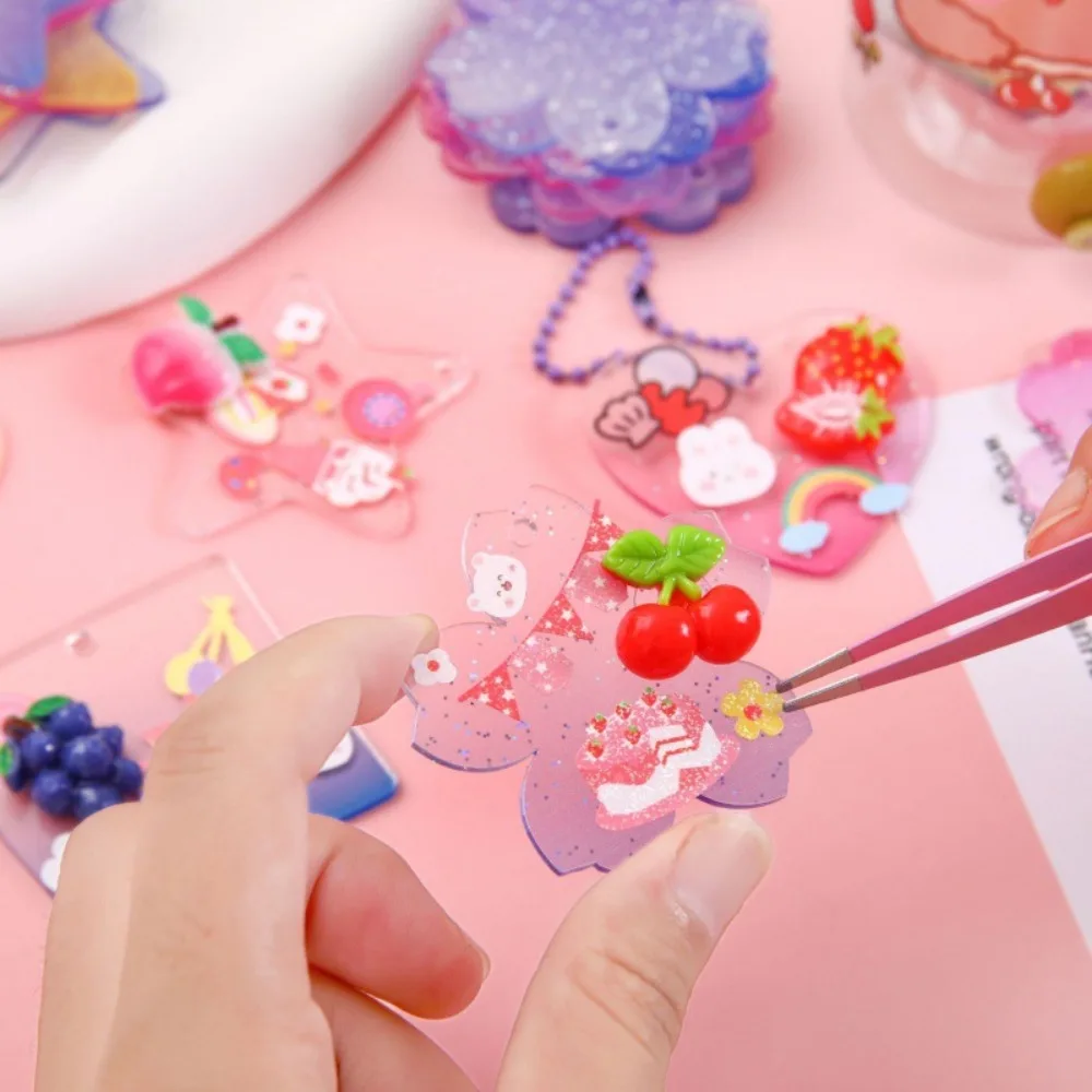 

Ins Kawaii Guka постепенная Студенческая прозрачная Фотокарта брелок фотография витрина открытки DIY Подвески канцелярские товары