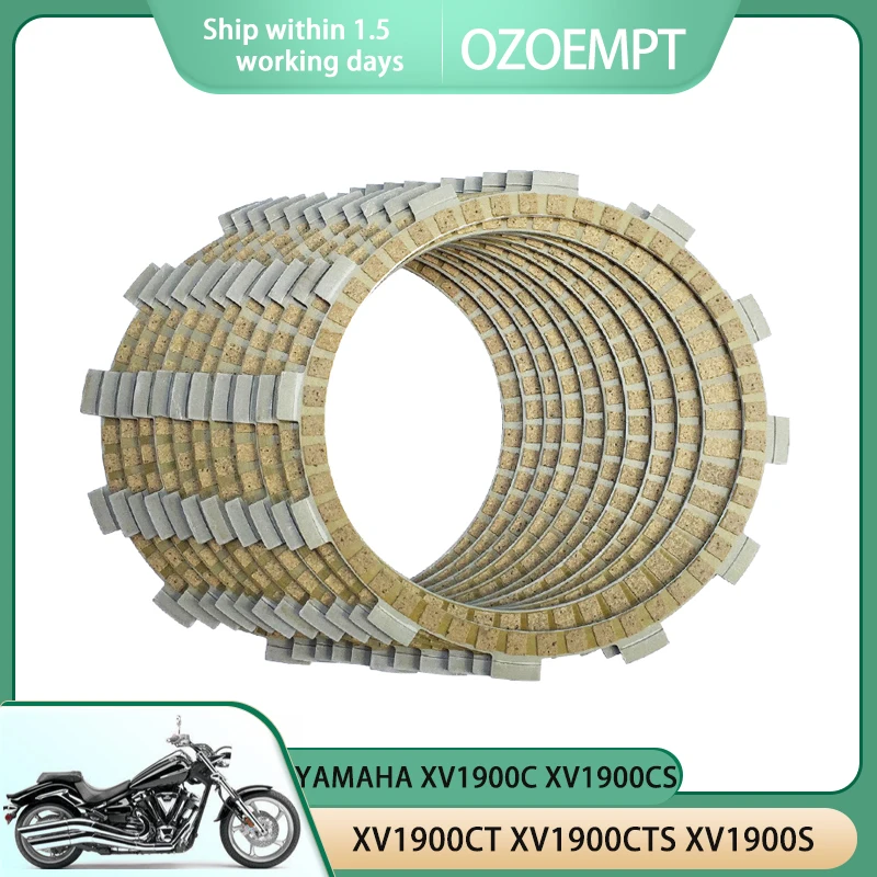 Памперсная пластина сцепления OZOEMPT, подходит для YAMAHA XV1900C XV1900CS XV1900CT XV1900CTS XV1900S Памперсная пластина сцепления OZOEMPT, подходит для YAMAHA XV1900C XV1900CS XV1900CT XV1900CTS XV1900S