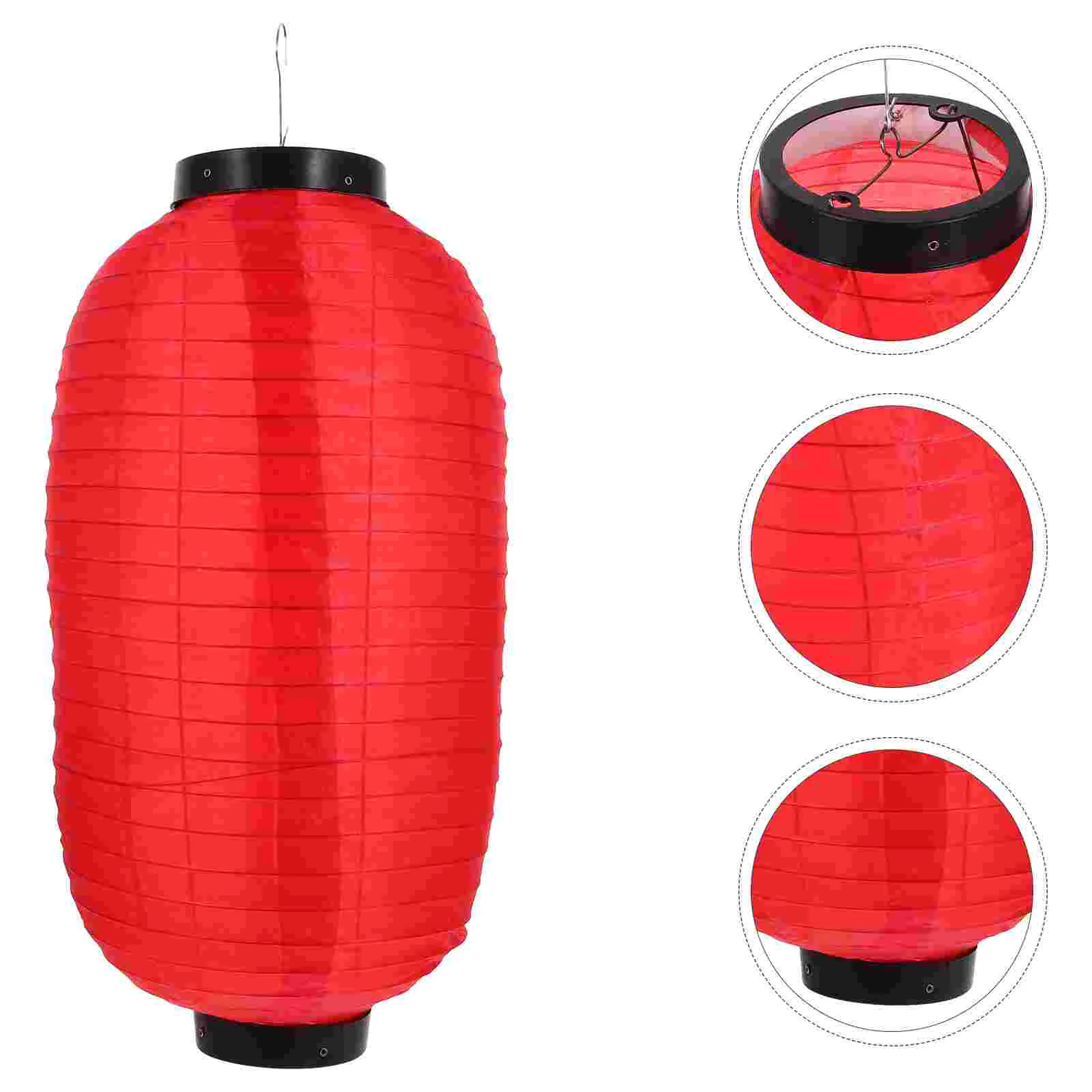 

2 Pcs Japanese Silk Lantern Practical Waterproof Lamp Shades Hand-Pulled Noodle Wire Child Halloween Decorations