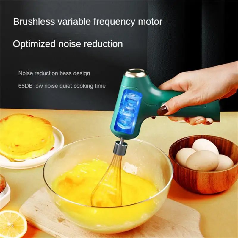 

Беспроводной мини-миксер, Электрический Ручной Миксер с венчиком для взбивания яиц, кухонный автоматический миксер для крема, еды, торта