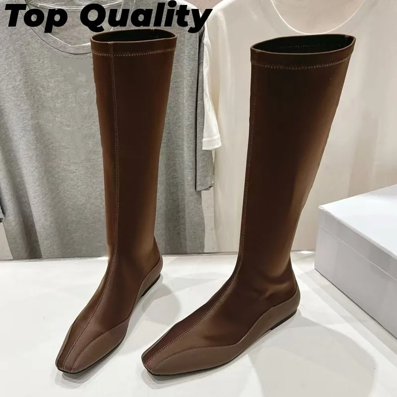 Женские классические короткие сапоги с круглым носком женские однотонные модные