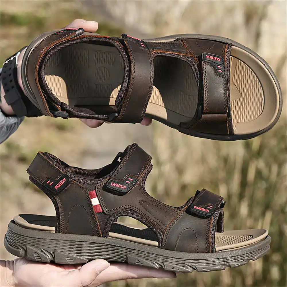 

Легкие мужские босоножки номер 42, размер 46, пляжные и уличные сандалии, оранжевые тапочки, кроссовки, спортивная Высококачественная обувь Loafer'lar