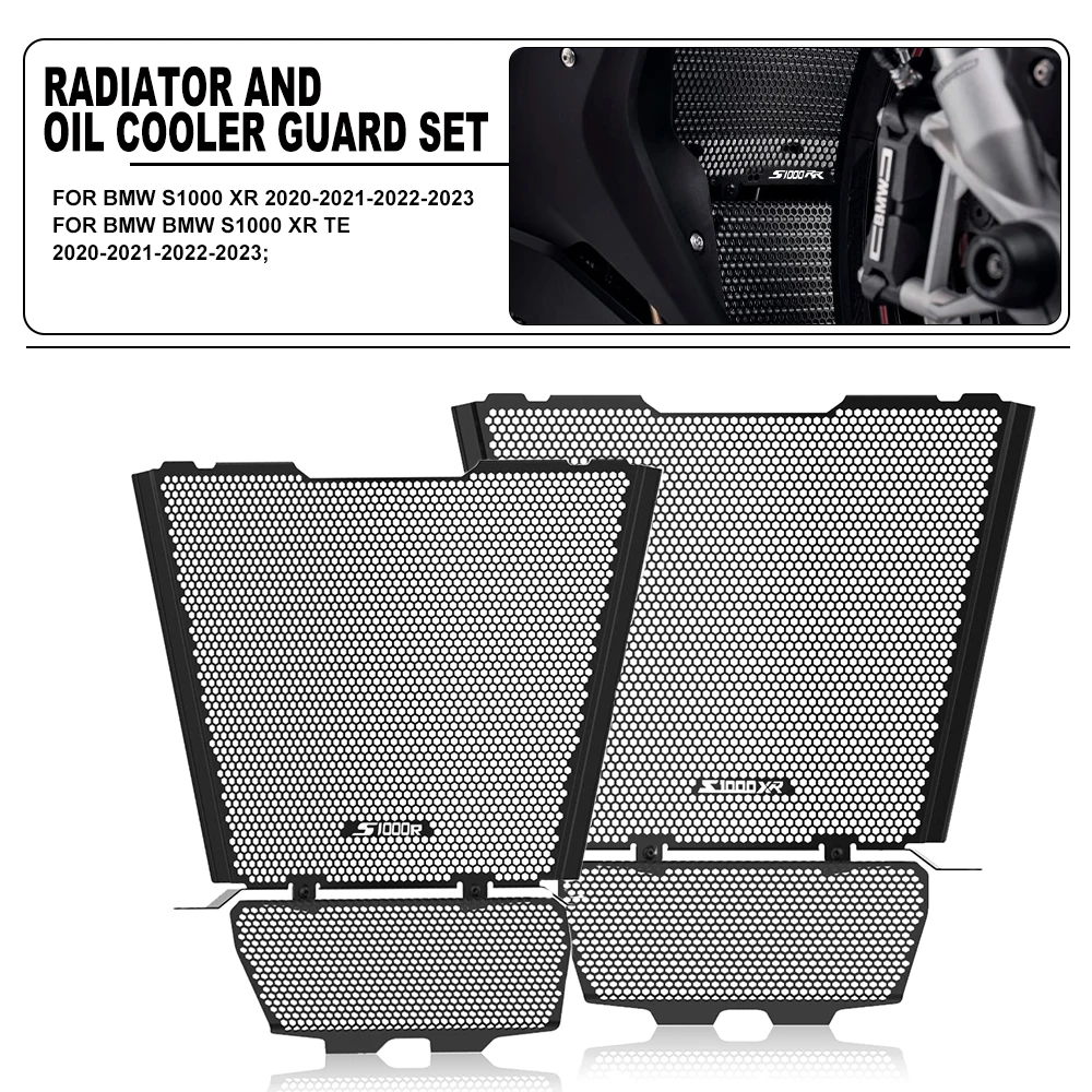 

S1000XR Motorcycle Radiator Guard Oil Water Cooler Set Cover Grill Protection For BMW S 1000 S1000 XR 2019 2020 2021 2022 2023