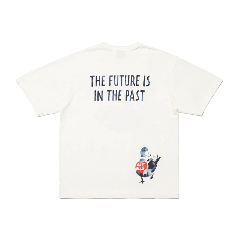 

Новинка, мультяшная футболка с изображением утки, мужские и женские хлопковые футболки, топы, футболки