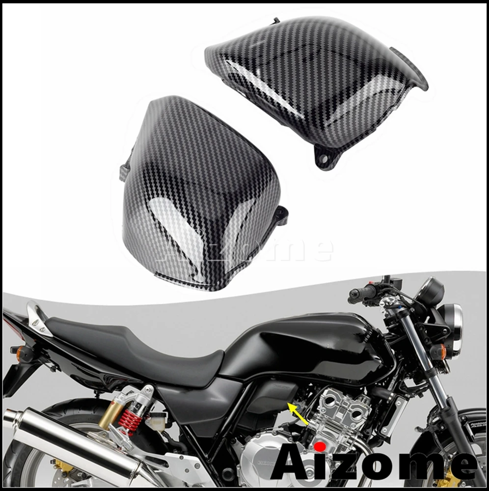 

Карбоновая пластиковая боковая рамка для мотоцикла, Защитная крышка для Honda CB400 VTEC CB 400, детали для мотоциклов 1999-2007