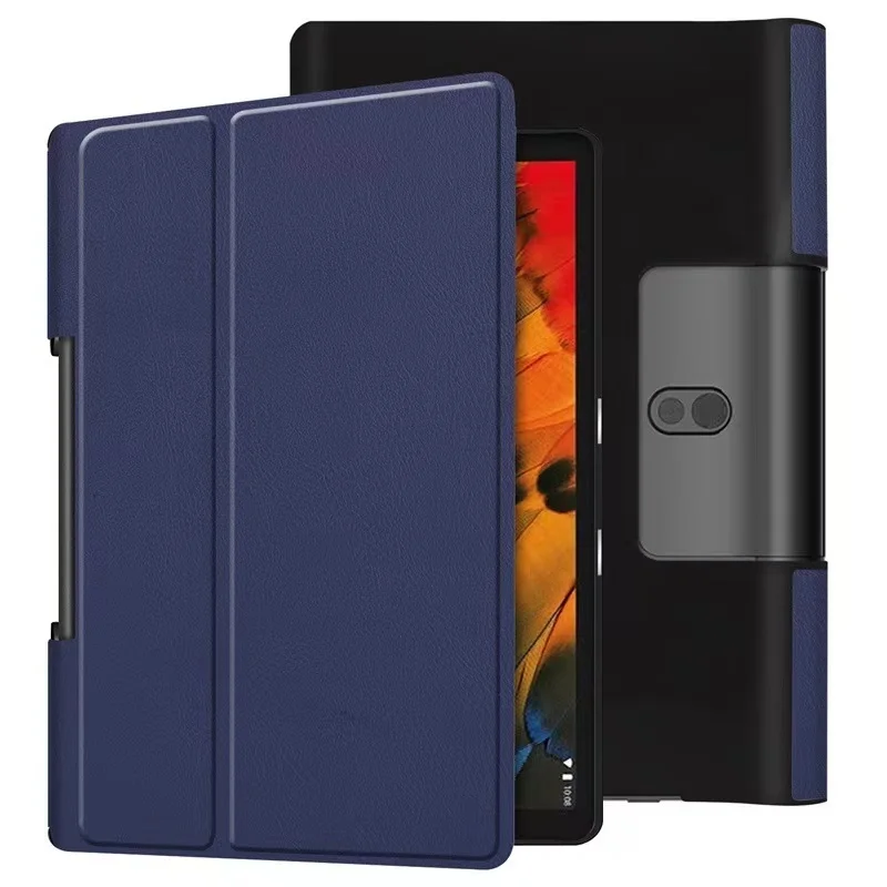 

New For Lenovo Yoga Smart Tab YT-X705F 10.1" Yoga Tab 11 Case Magnetic Folding Cover Funda Para Tablet