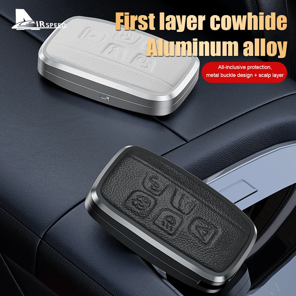 

Чехол для автомобильного ключа Evoque Freelander из алюминиевого сплава для Land Rover Range Rover Sport, защитный чехол, держатель для пульта дистанционного уп...