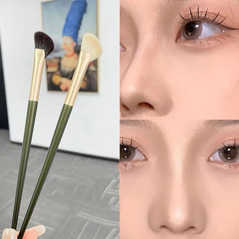 Кисть для теней носа угловая зеркальная кисть хайлайтера кисти макияжа блендер