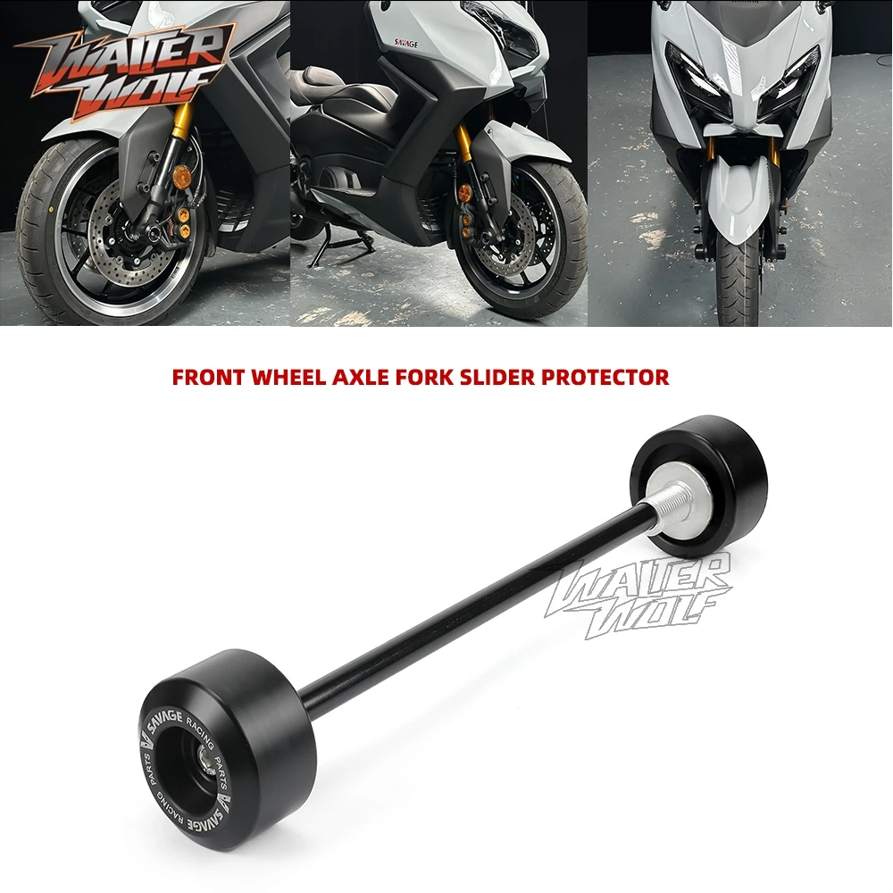 Фото 2025 M6 переднее крыло, брызговик, слайдер вилки для Yamaha T-MAX 560 XP 560 Tech Max, слайдер вилки колесной оси, защита маятника №4