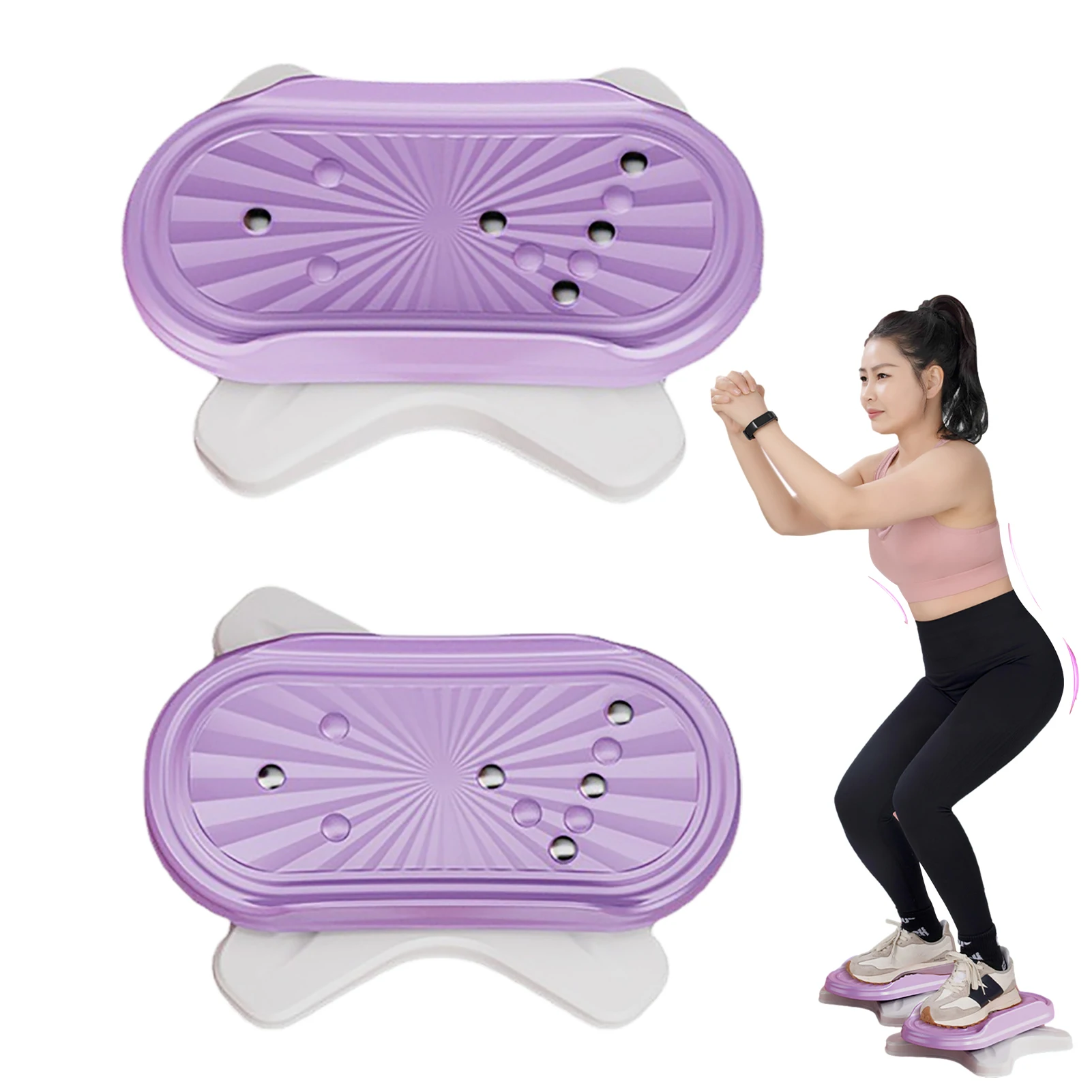 

Twisting Waist Disc Body-Sculpting Ab Rotating Waist Twisting Disc PortableTwist Exercise Board For Home Gym Fitness