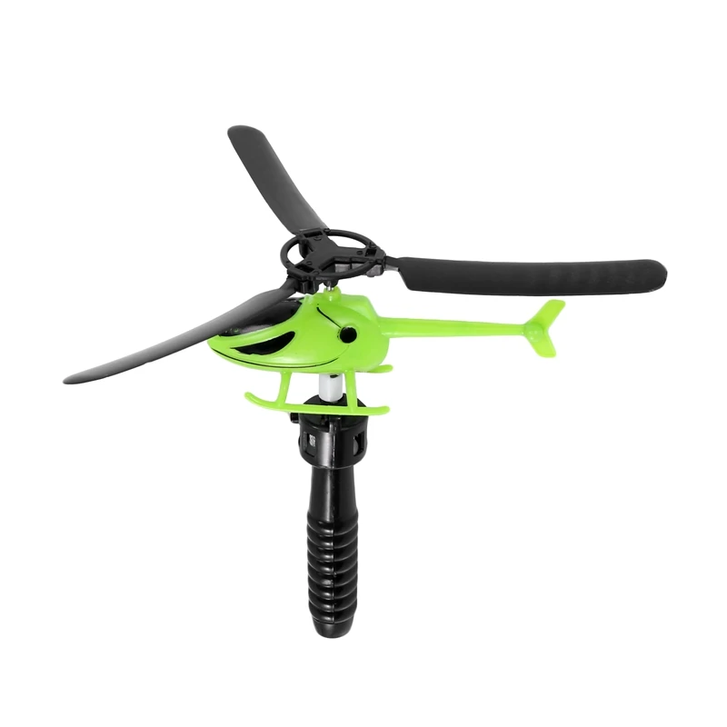 

Aviation Model Handle Pull The Plane Outdoor Toys For Children Play Helicopter