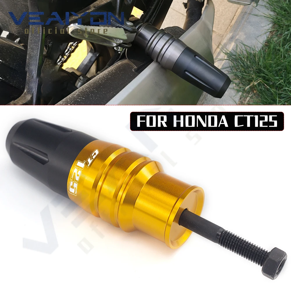 

Motorcycle Accessories parts Exhaust Sliders Crash Pads Protector For Honda CT 125 Hunter Cub CT125 2020 2021 2022 Motorbike