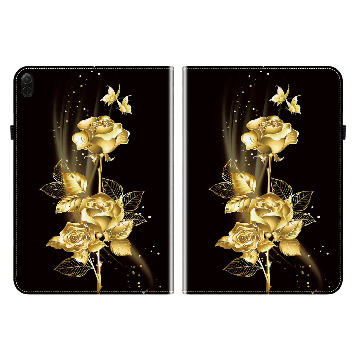 Для Honor Pad X8A NDL-W09 11-дюймовый 2024 чехол с 3D цветком сзади из ТПУ противоударный