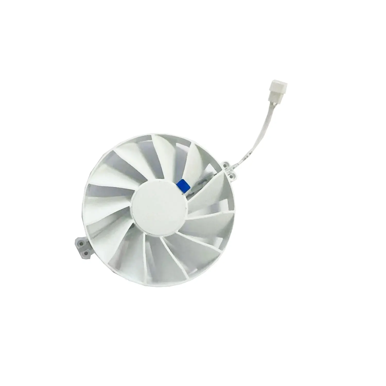 Фото Вентилятор охлаждения 98 мм 4PIN CF1015U12D DC 12V 0.55A для видеокарты RX 9070, подходит для XFX RADEON RX 9070, международная версия Pro, белый №5
