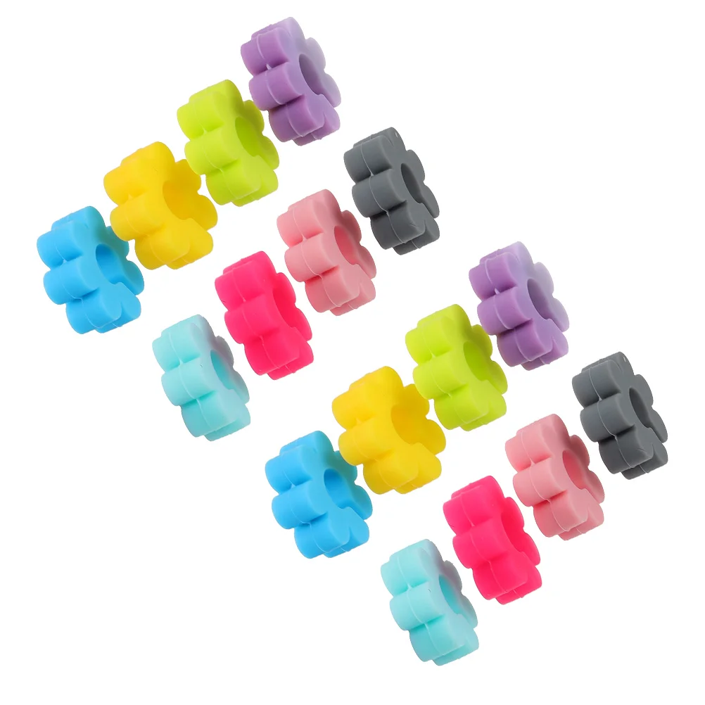 

Wine Markers Charms Drink Identifiers Cup Champagne Silicone Identifierflower Tags Charm Party Cocktail Glasses Rings Flute