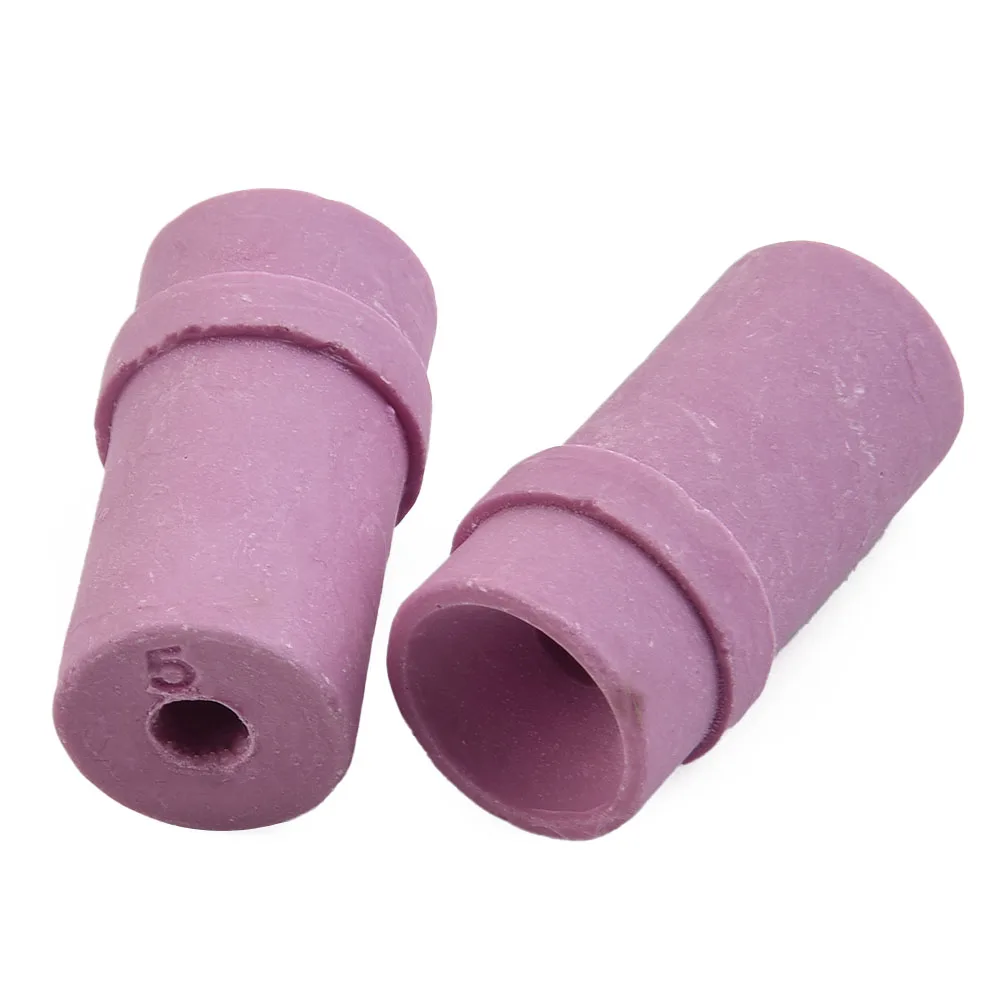 Nozzle Tip 10Pcs Ceramic Pink Strong Wear Resistance Metallurgical Casting Marble Engraving Surface Sandblasting