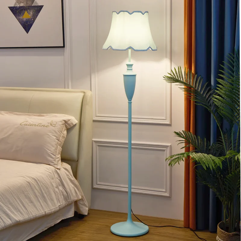 

Scandinavian Remote Dimmable Led Floor Lamps Living Room Study Bedroom Bedside Lamp with Tray Decorative Lights