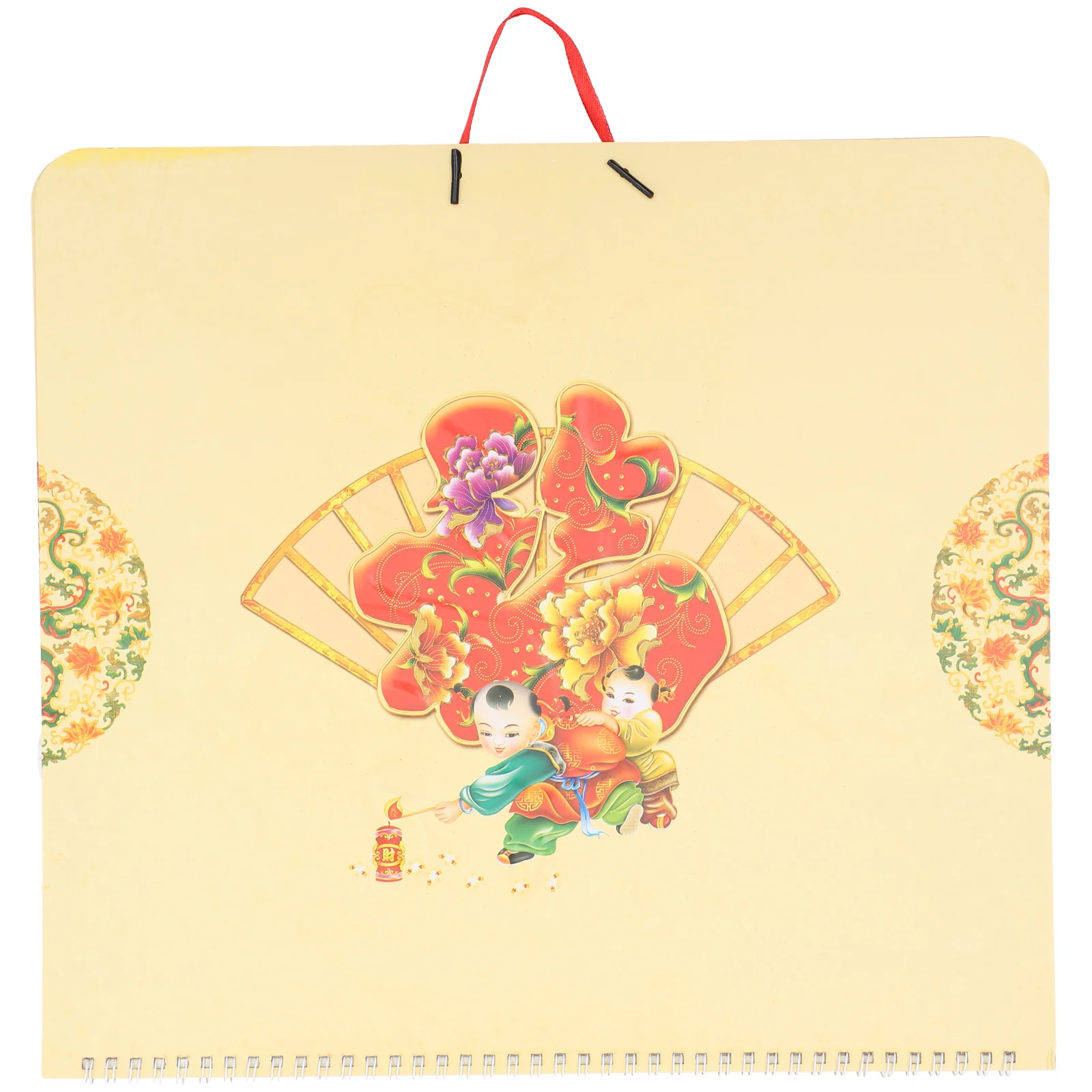 

Calendar Chinese Year Rabbit Wall New Hangingtraditional Zodiac Schedule The Festival Spring Bunny Pendant Tearable Pendants