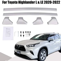 Car Roof Rack Cross Bars Cargo Carriers Rooftop (Without Side Rails) For Toyota Highlander L & LE 2020 2021 2022