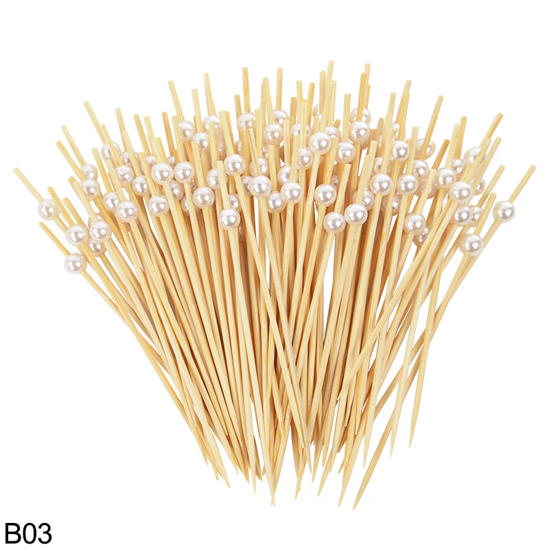 

Бамбуковые вилки для декора 100 шт.