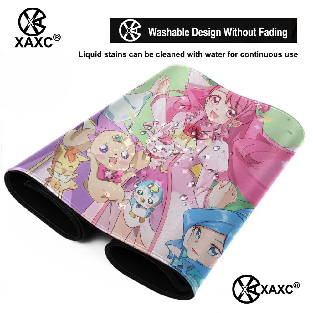 Коврик для мыши Healin Good Pretty Cure XAXC, большой игровой коврик для мыши с HD-печатью, водонепроницаемый коврик для стола XXL для ПК, ноутбука, нескользящий коврик для стола (art.: 3920dbf4fd55b) - 3920dbf4fd55b