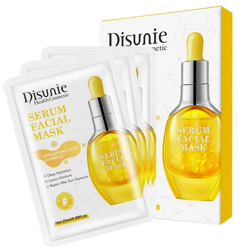 

Лист для лица с гиалуроновой кислотой, глубокое увлажнение, витамин Е, листовой сыворотки для лица с гиалуроновой кислотой