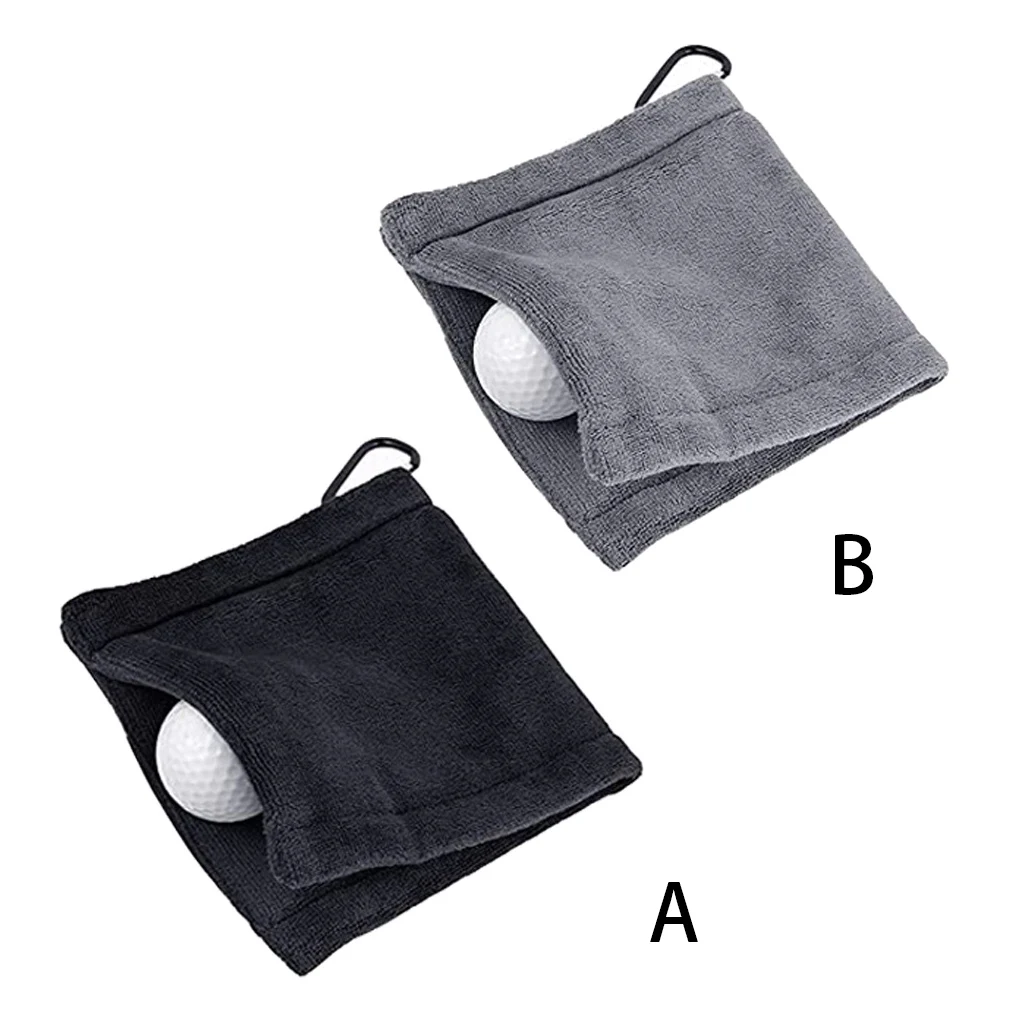 Ball Cleaning Towel With Hook Folded Microfiber Clean Outdoo