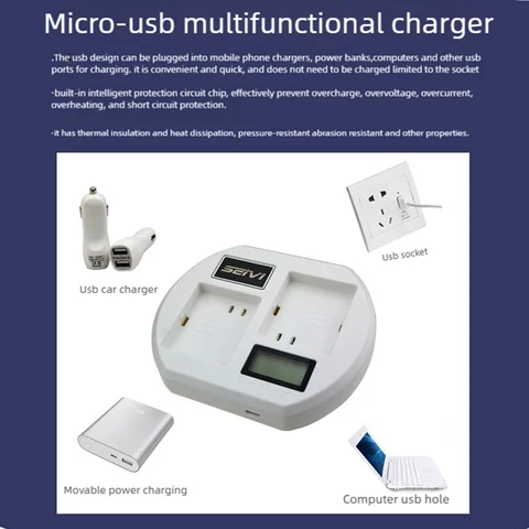 Зарядное устройство для Arlo Pro 2, светодиодное двойное быстрое зарядное устройство, 5 В/9 В постоянного тока для Arlo Go, камера с освещением безопасности, аксессуары для аккумуляторной батареи