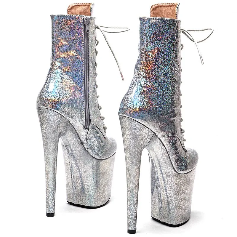 LAIJIANJINXIA/Новинка 20 см/8 дюймов женские современные ботильоны на платформе и