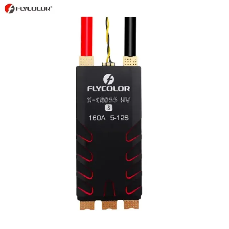 FLYCOLOR X-CROSS HV 3 RC ESC 60A80A120A160A 5-12S BLHeli-32 64МГц 32-битные бесщеточные регуляторы скорости для FPV-дронов и радиоуправляемых гоночных квадрокоптеров (art.: 3920dc5fb175f) - 3920dc5fb175f