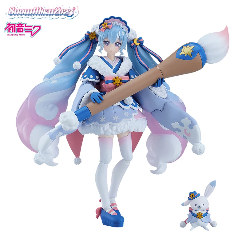 В наличии Оригинальная фигурка MaxFactory Hatsune Miku EX-067 Snow Winter Ver. Rabbit Yukine Serene Figma