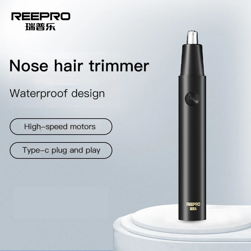 Electric Shave Nose Ear Trimmer Safe Facial Rechargeable Nos