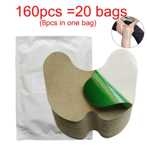 Комфортные нашивки для горячего компресса на колено Strivefor, 160 шт