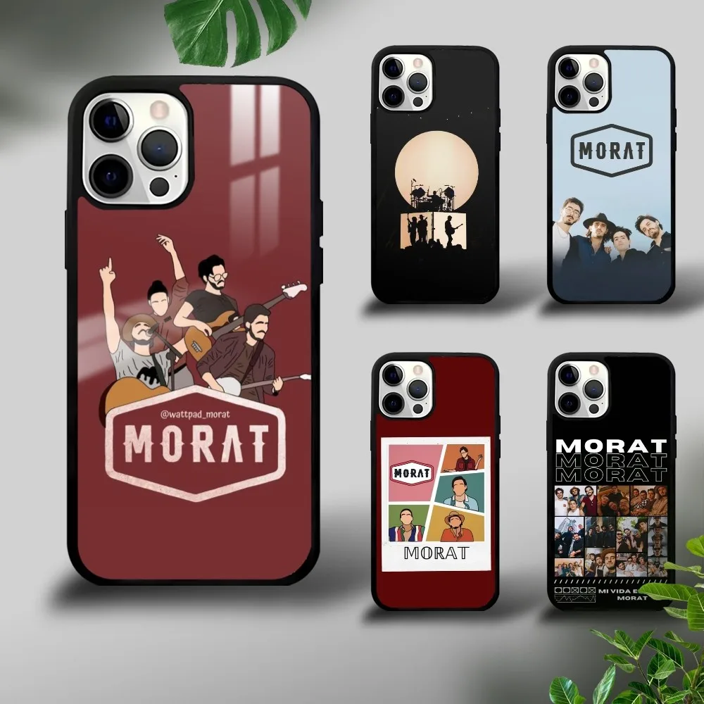 M-Morat Band Music Phone Case For iPhone 16 15 14 13 12 11 Pro Xs Max Mini Plus Celulares Hard Funda Dropshipping