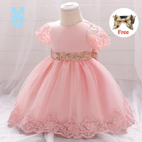 new summer baby christmas dress baby girl princess dresses for baby wedding party dress infant 1 year birthday dress born clothe