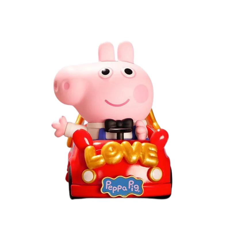 

Свинка Пеппа, анимация, периферийный мультфильм, свадебная детская кукла, модель ручной работы, украшение автомобиля, милая модная игрушка, украшение, креативный подарок