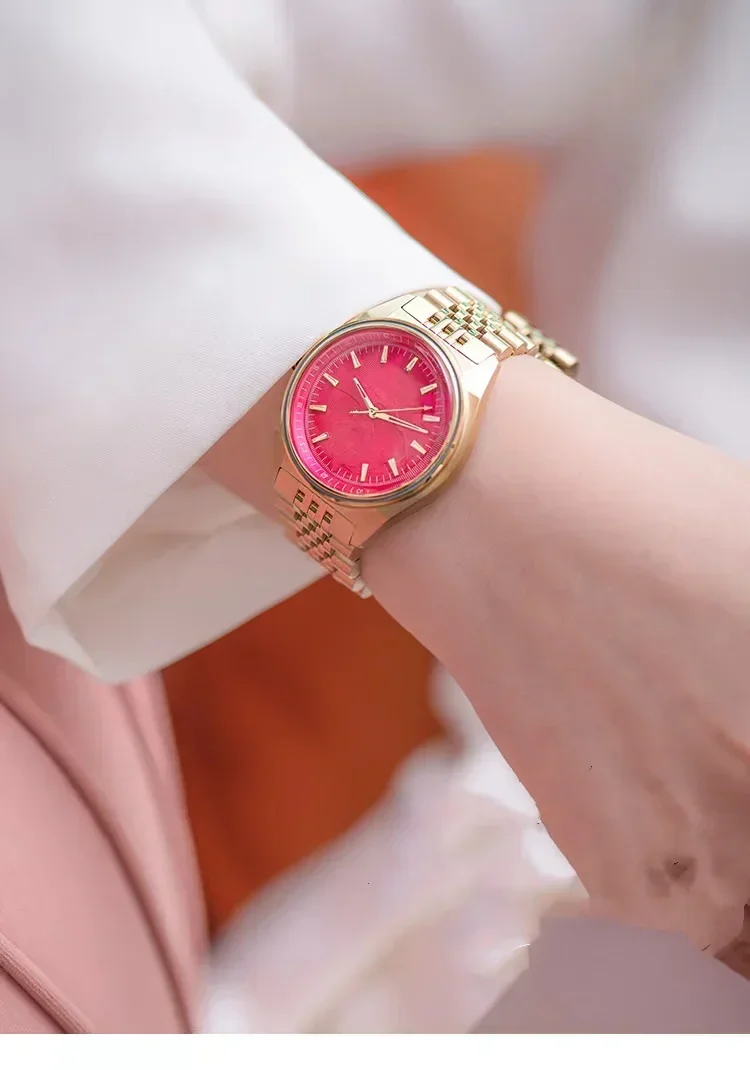 Женские Водонепроницаемые кварцевые часы с изображением всадника и фруктов