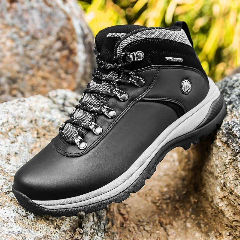 Waterproof Hiking Shoes Men Autumn Mountain Climbing Trekking Boots Top Quality Outdoor Casual Men Sneakers Tactical Boots