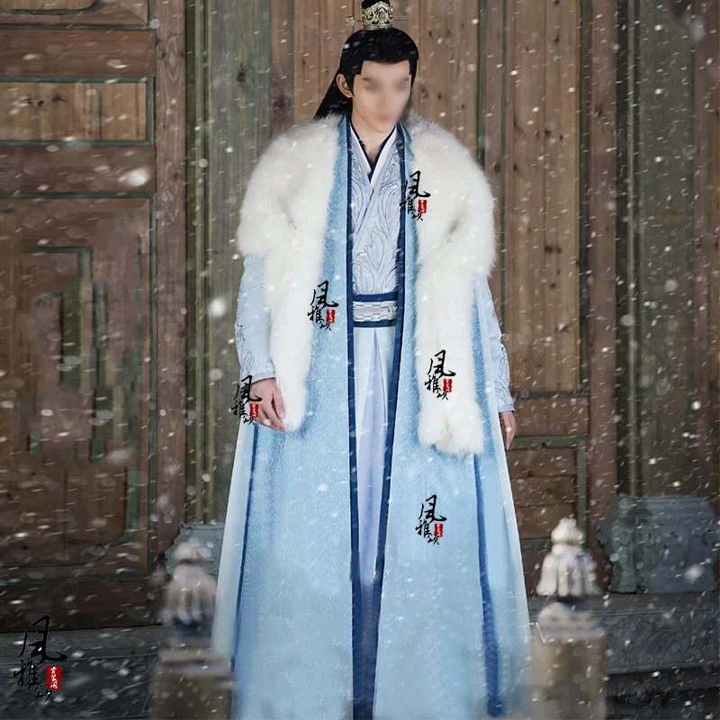 Hot TV Drama Chang Xiang Si Tu Shan Jing Liu Yanyan Same Hanfu Dress Men Xianxia Swordsman Xiake Ancient Cosplay