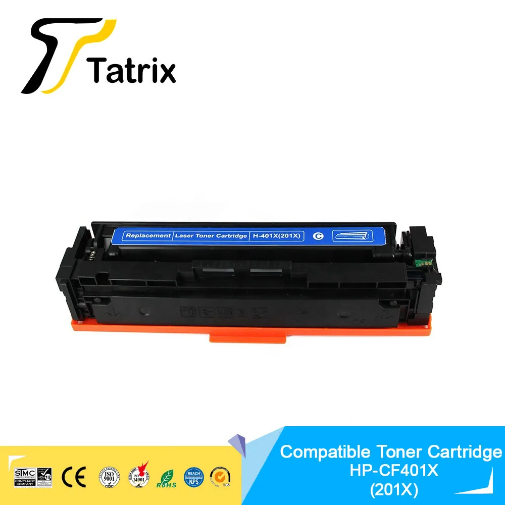 Фото Совместимый цветной лазерный картридж Tatrix CF400X CF401X CF402X CF403X 201X для HP M252dn/ 252n/MFP M277dw/277n/M274n №3
