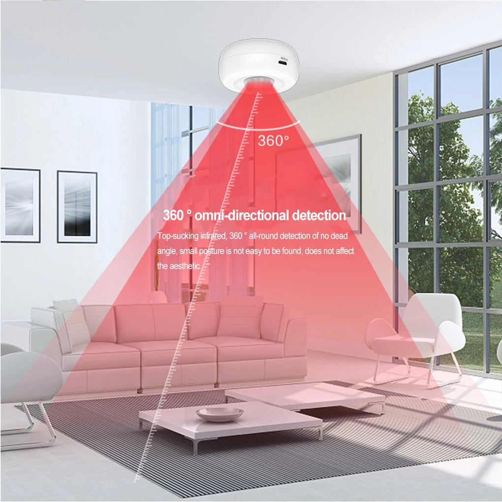 

Tuya Motions Detector Security Human Body Sensor Movement Detection Alarm