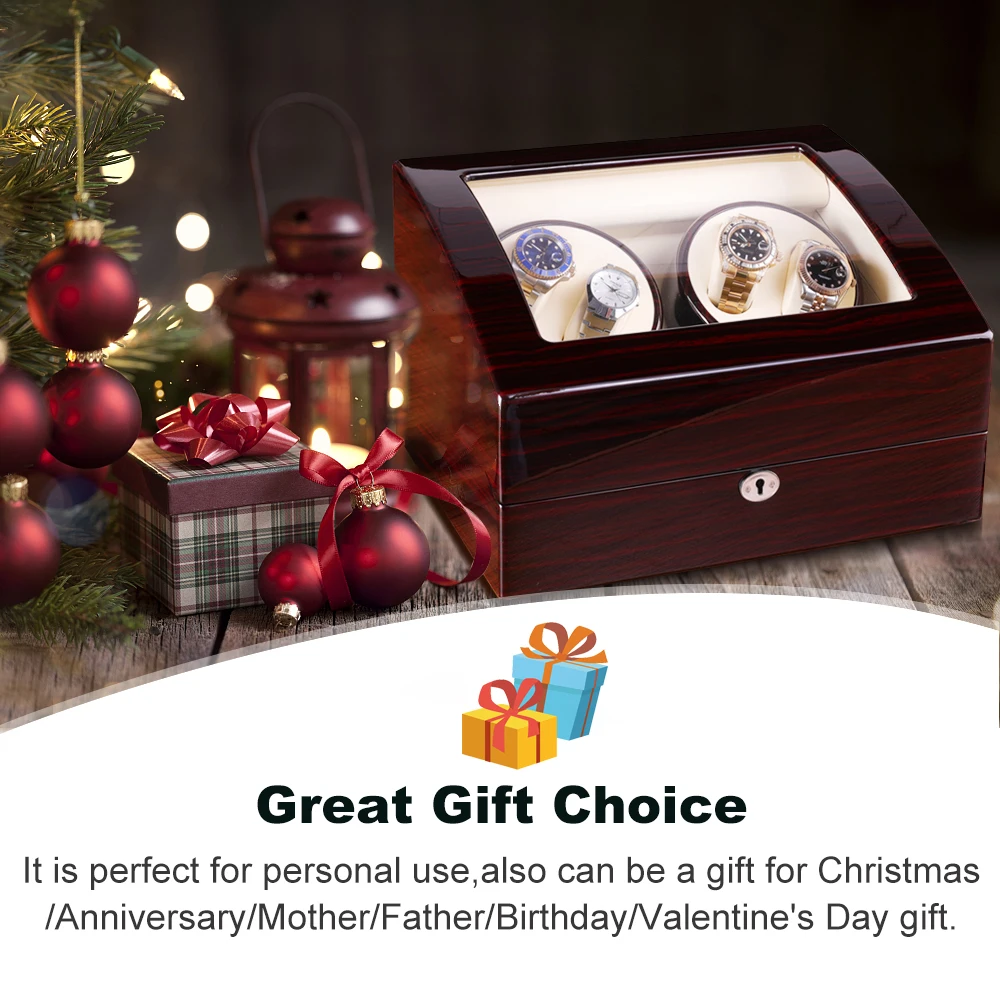 Намотка для автоматических часов Anyasun 4 + 6 чехол хранения мужских/женских тихий