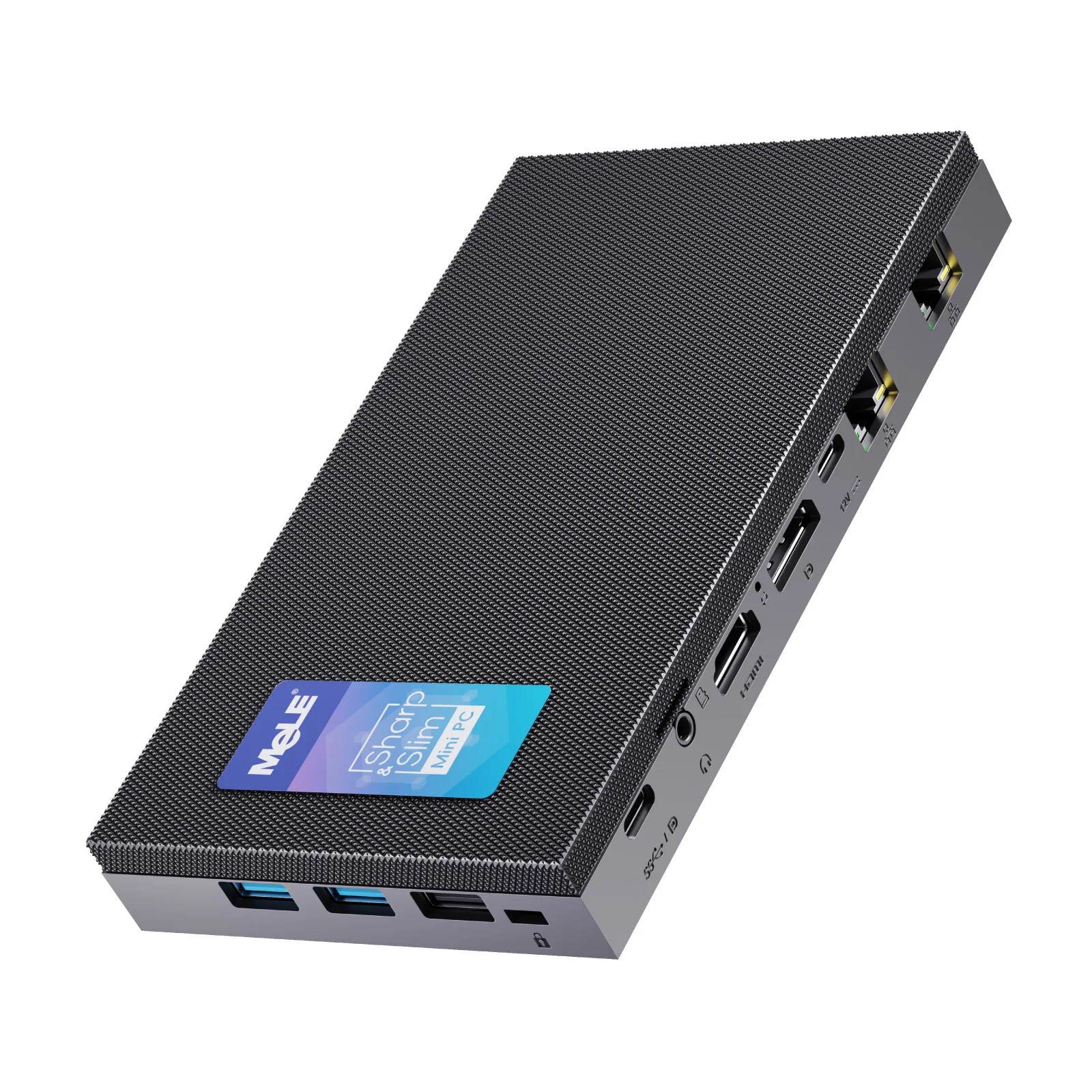 Мини-ПК MeLE без вентилятора N100 2,5 Gigabit Ethernet с двумя локалями ...