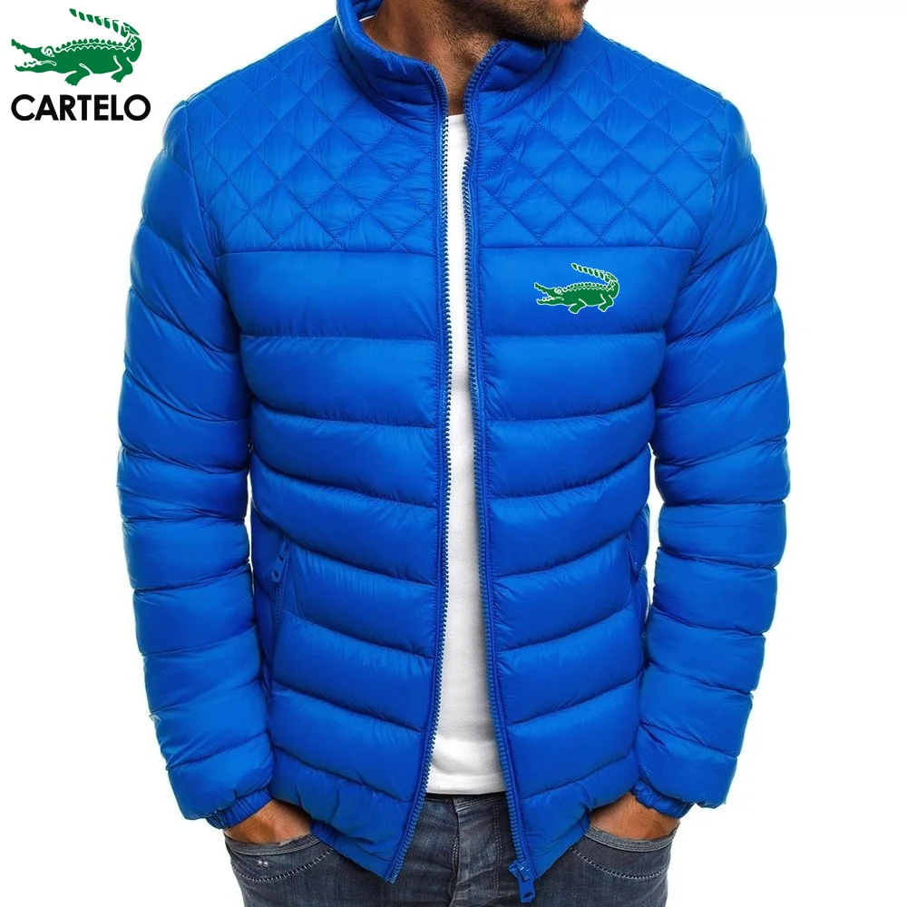 2022 New Men's Windbreaker Winter Coat Quilted Down Jacket Coat Casual Zipper Warm Aviator Coat Casual Fashion Padded Clothes