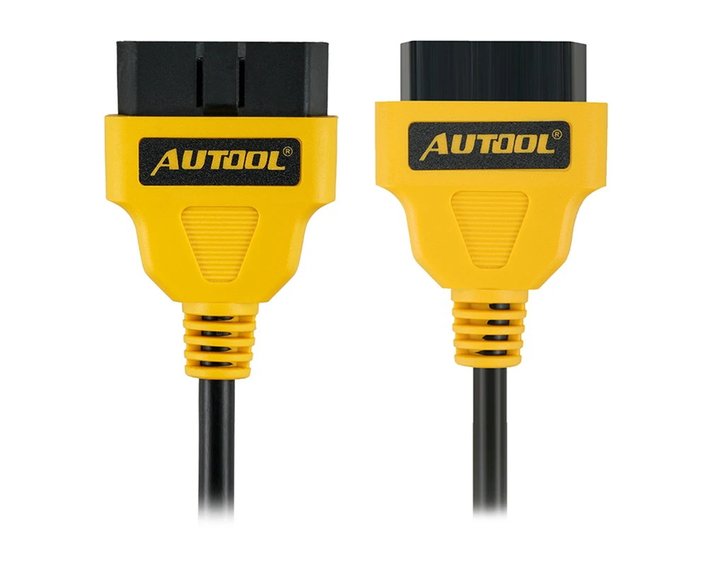 16-контактный Удлинительный кабель AUTOOL 1 5 м OBD2 Автомобильный Кабель OBD для