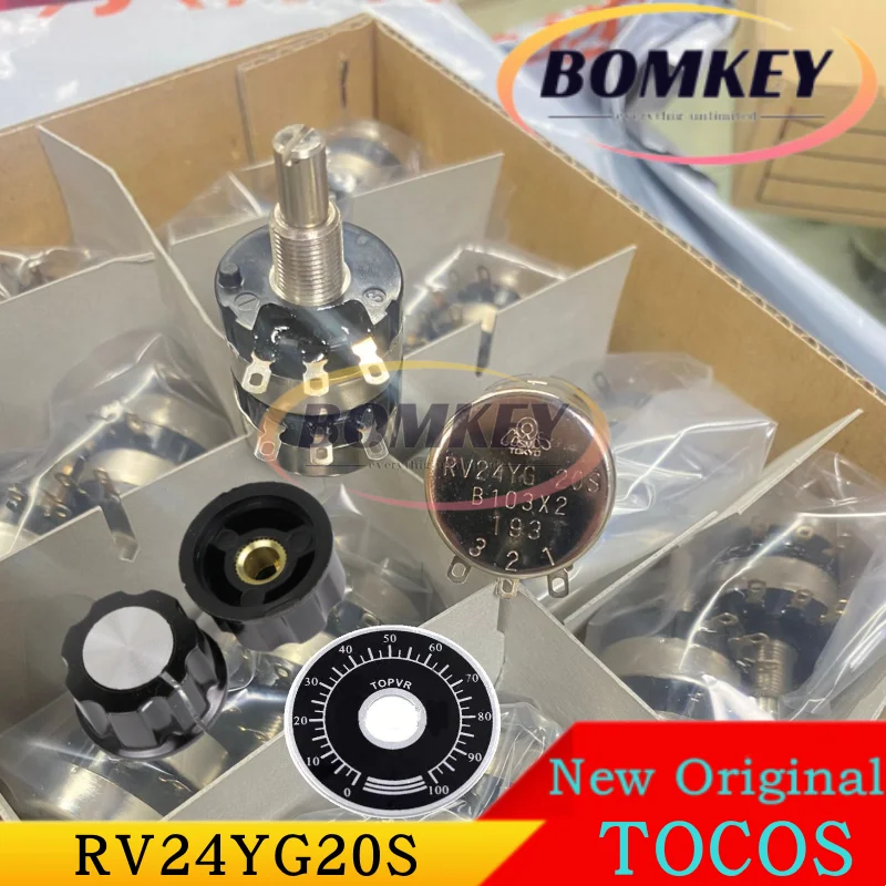 TOCOS RV24YG20SB103 RV24YG20S B102 B202 B502 B203 B503 B104 B105 1K 2K 5K 10K 100K 500K 1M однооборотный углеродный