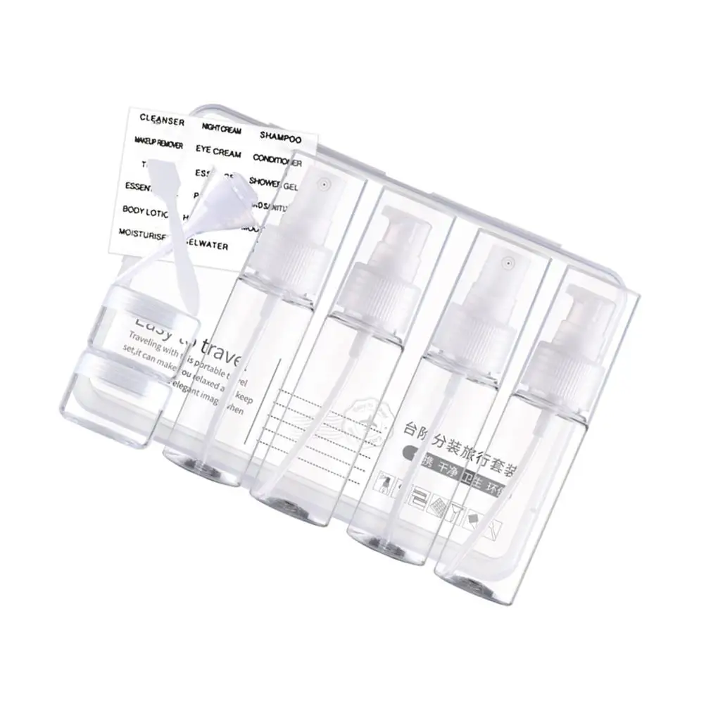 

Женская пустая дорожная бутылка-распылитель для лосьона, косметический контейнер для косметических принадлежностей