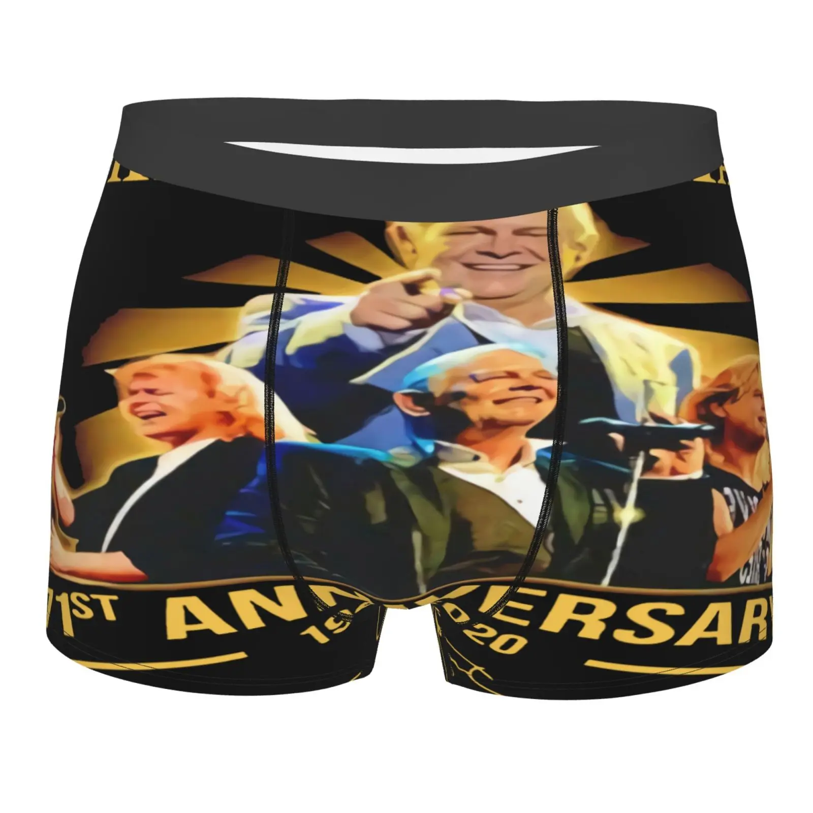 

Трусы-боксеры мужские из полиэстера, с длинными штанинами