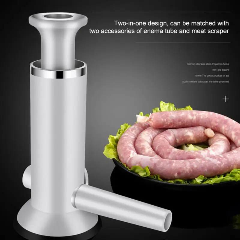 

Manual Sausage Stuffing Machine Homemade Sausage Stuffer Sausage Syringe Sausage Stuffer Gadgets Manual Meat Injector Tools